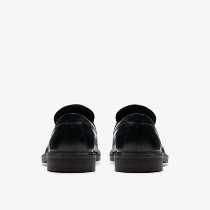 Aldwin Step Loafer Black Leather | Clarks on Sale