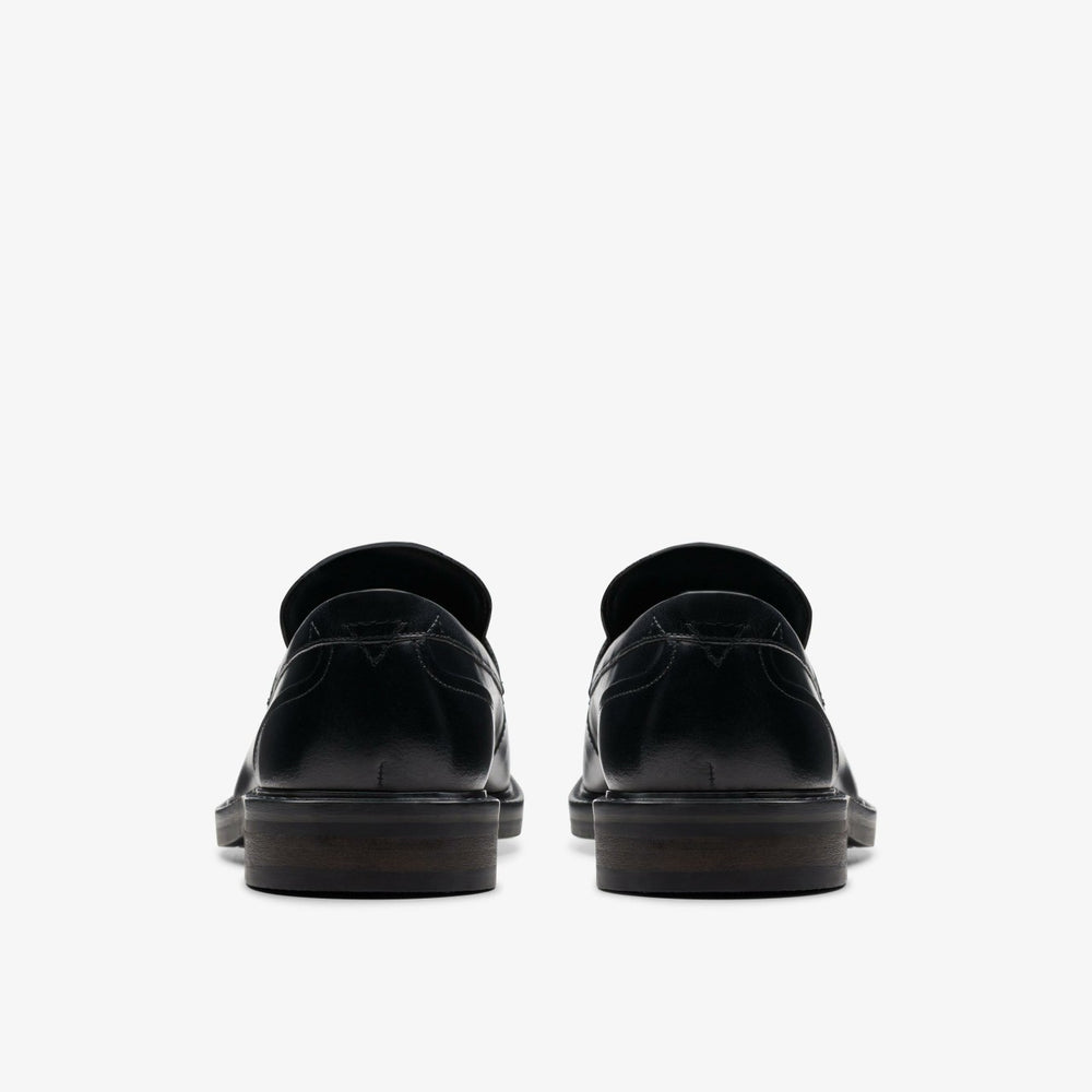 Aldwin Step Loafer Black Leather | Clarks on Sale
