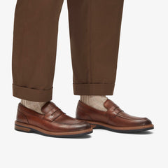 Aldwin Step Loafer Mid Tan Leather | Clarks online