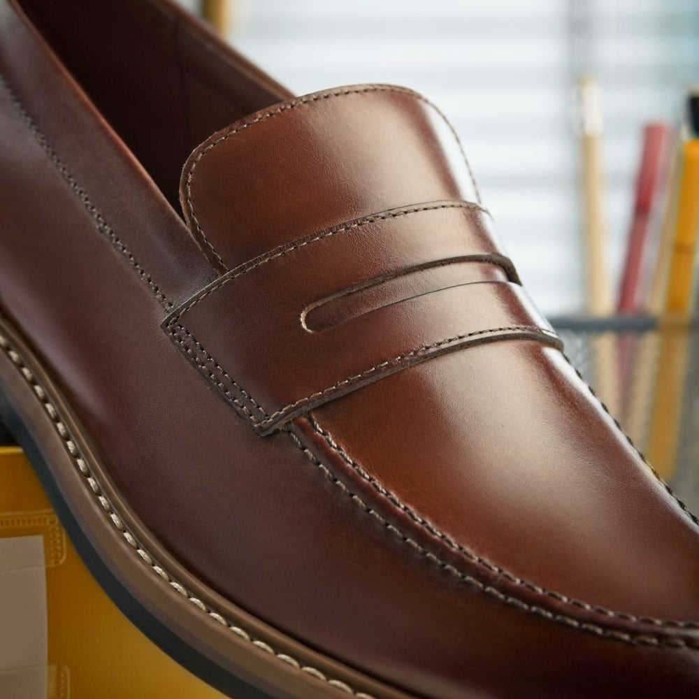 Aldwin Step Loafer Mid Tan Leather | Clarks online