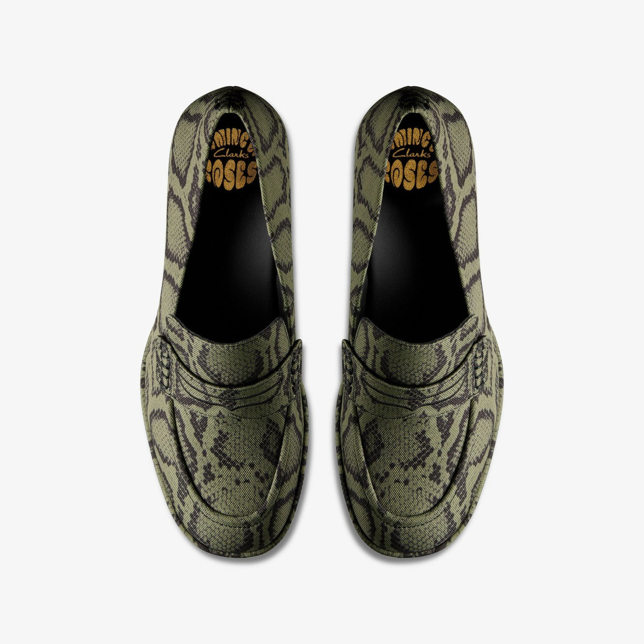 Martine Rose Loafer 2 Green Textile | Clarks Sale