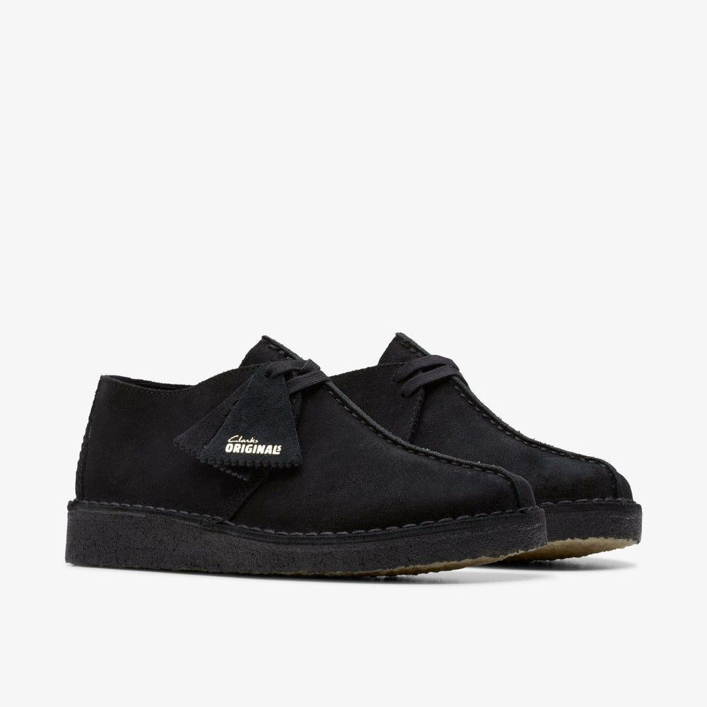 Desert Trek Black Suede | Clarks outlet