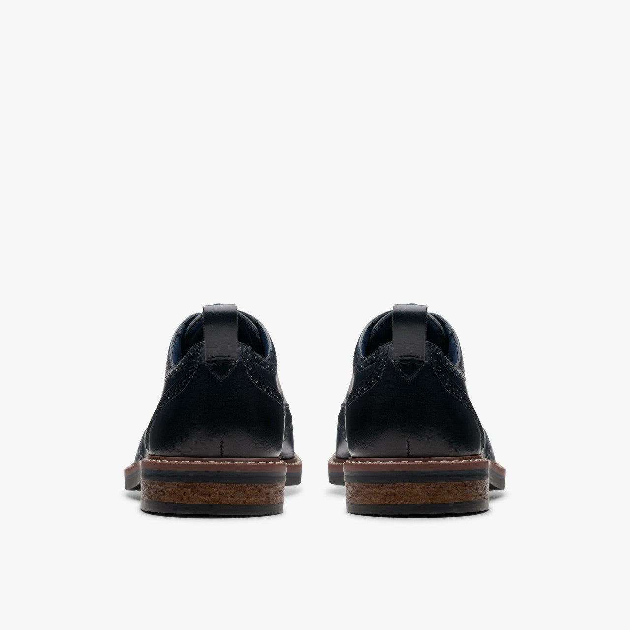 Aldwin Limit Brogue Navy Leather | Clarks on Sale