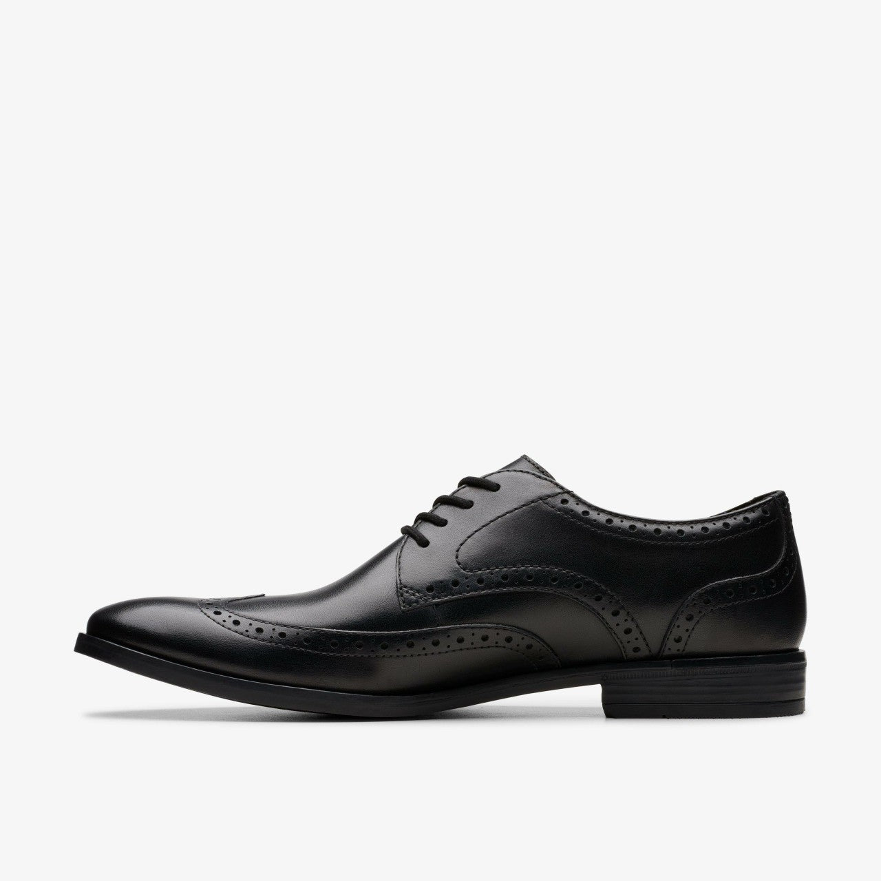 Brandon Limit Brogue Black Leather | Clarks outlet