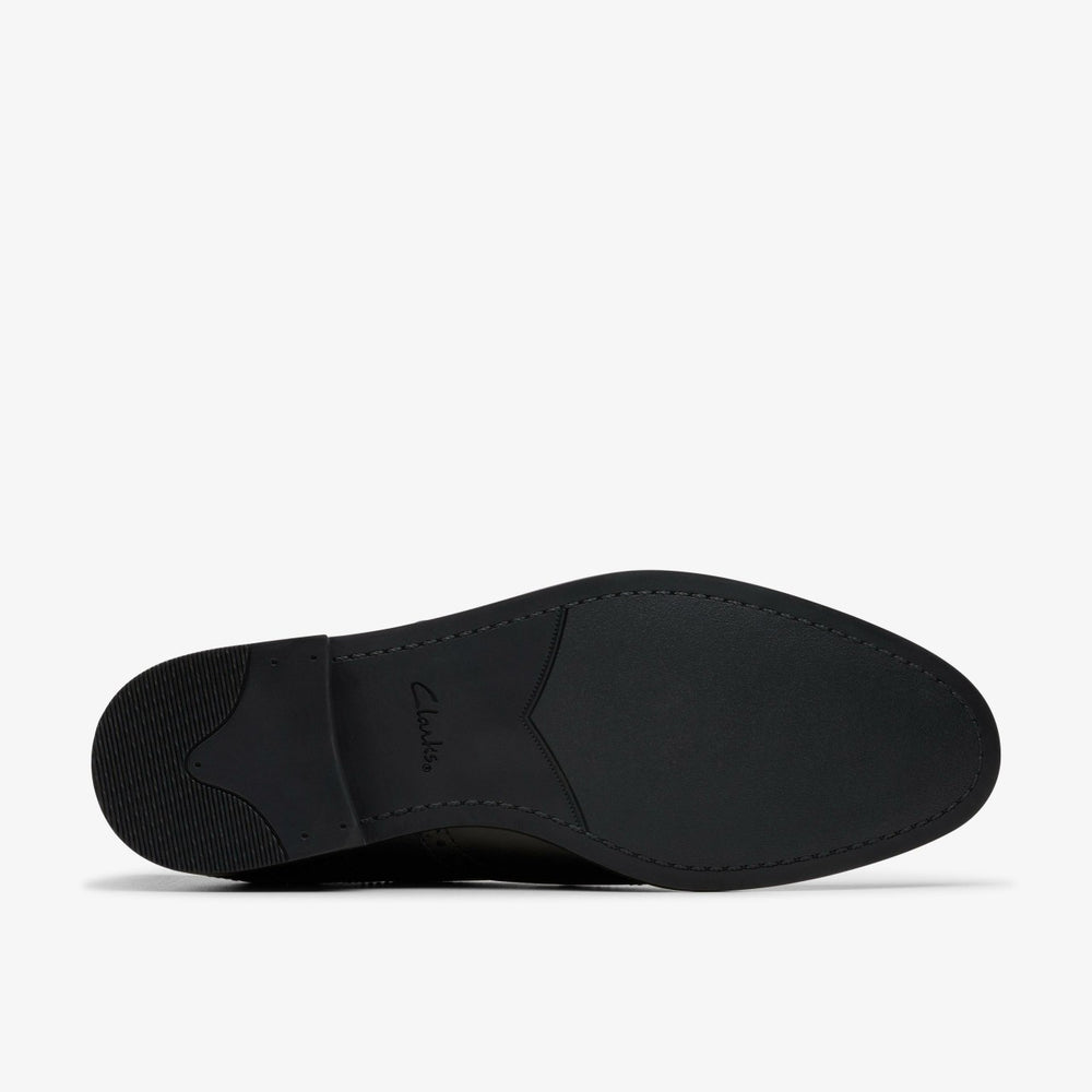 Brandon Limit Brogue Black Leather | Clarks outlet