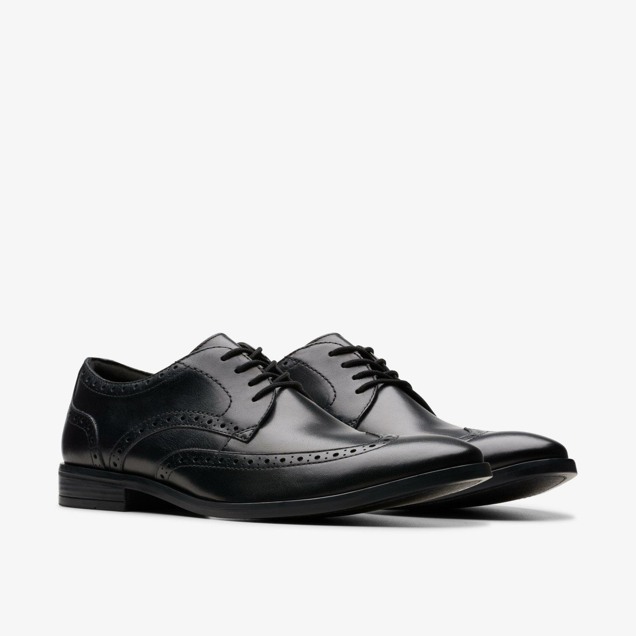 Brandon Limit Brogue Black Leather | Clarks outlet