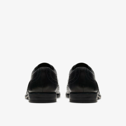 Brandon Limit Brogue Black Leather | Clarks outlet