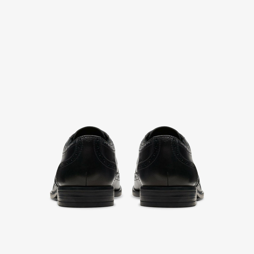 Brandon Limit Brogue Black Leather | Clarks outlet
