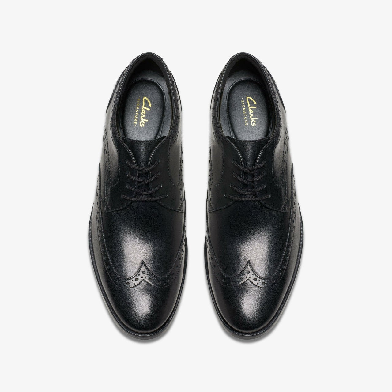 Brandon Limit Brogue Black Leather | Clarks outlet