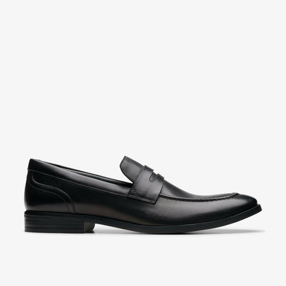 Brandon Step Loafer Black Leather | Clarks on Sale