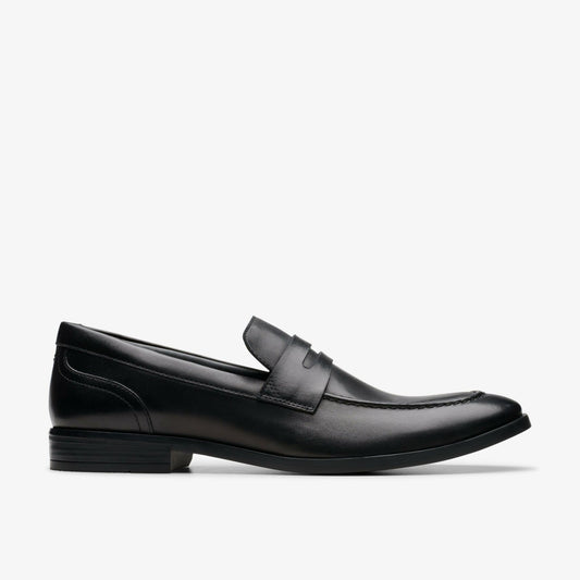 Brandon Step Loafer Black Leather | Clarks on Sale