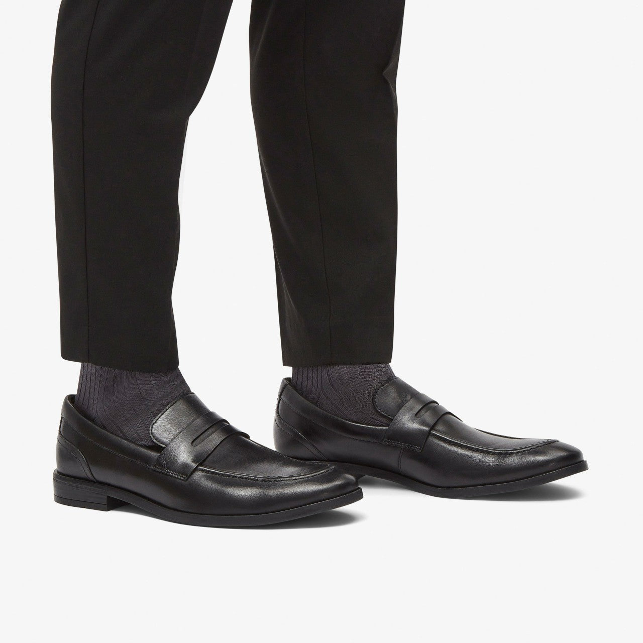 Brandon Step Loafer Black Leather | Clarks on Sale