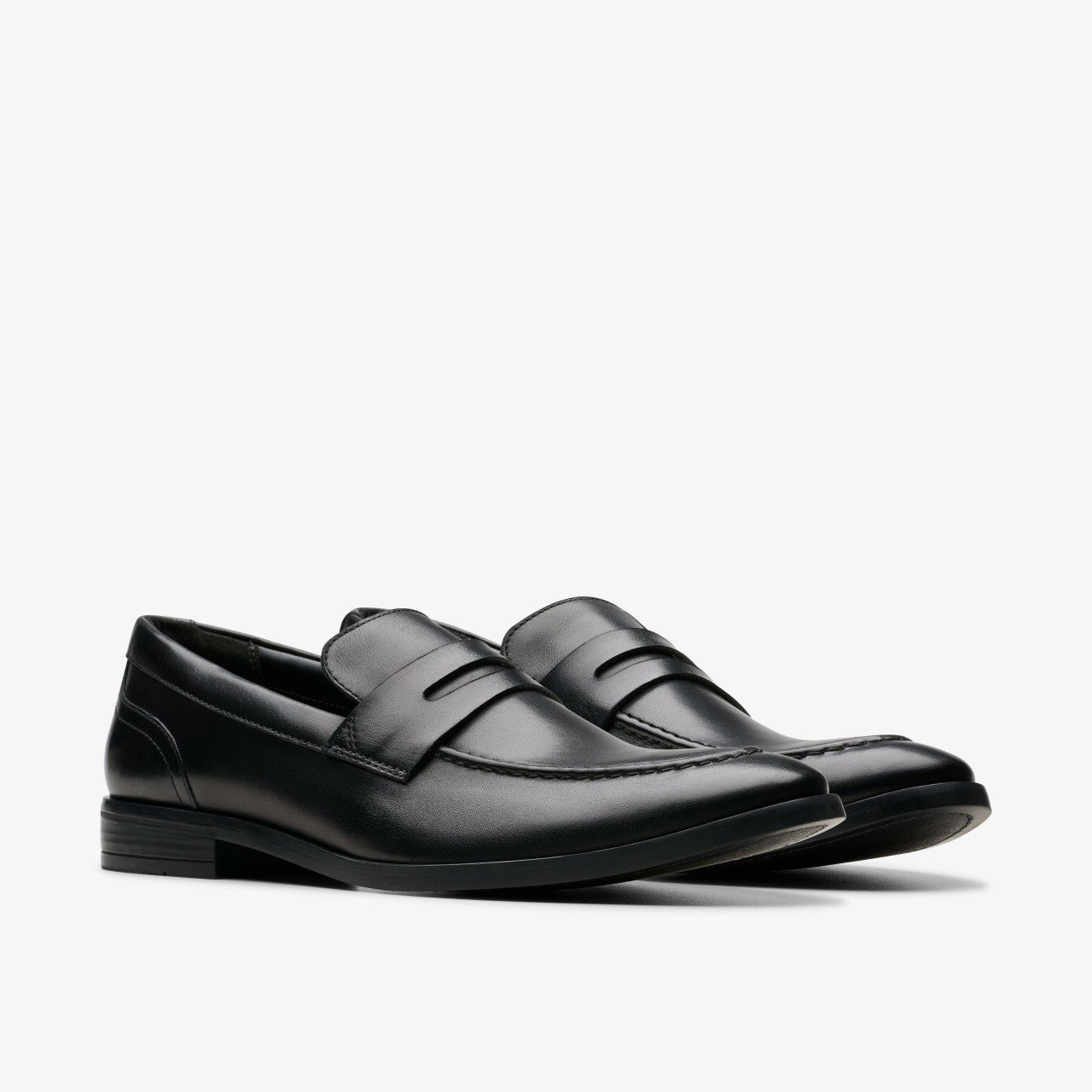 Brandon Step Loafer Black Leather | Clarks on Sale