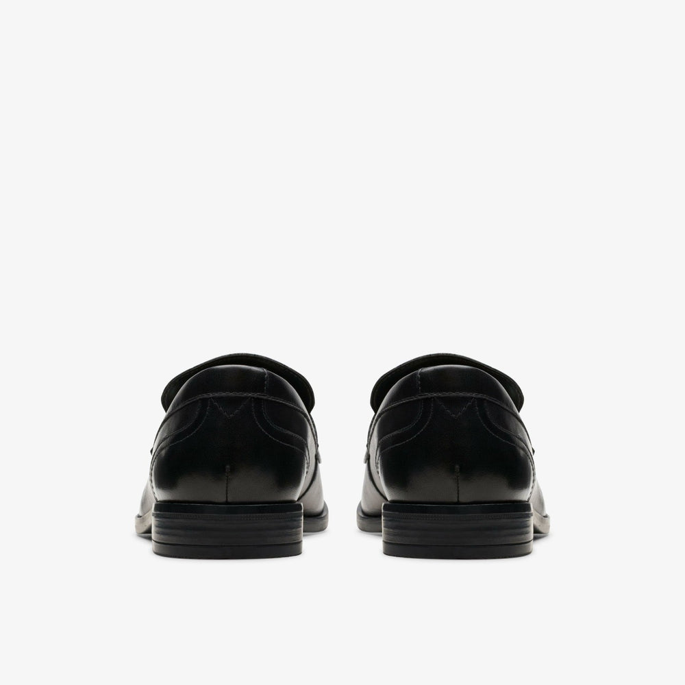 Brandon Step Loafer Black Leather | Clarks on Sale