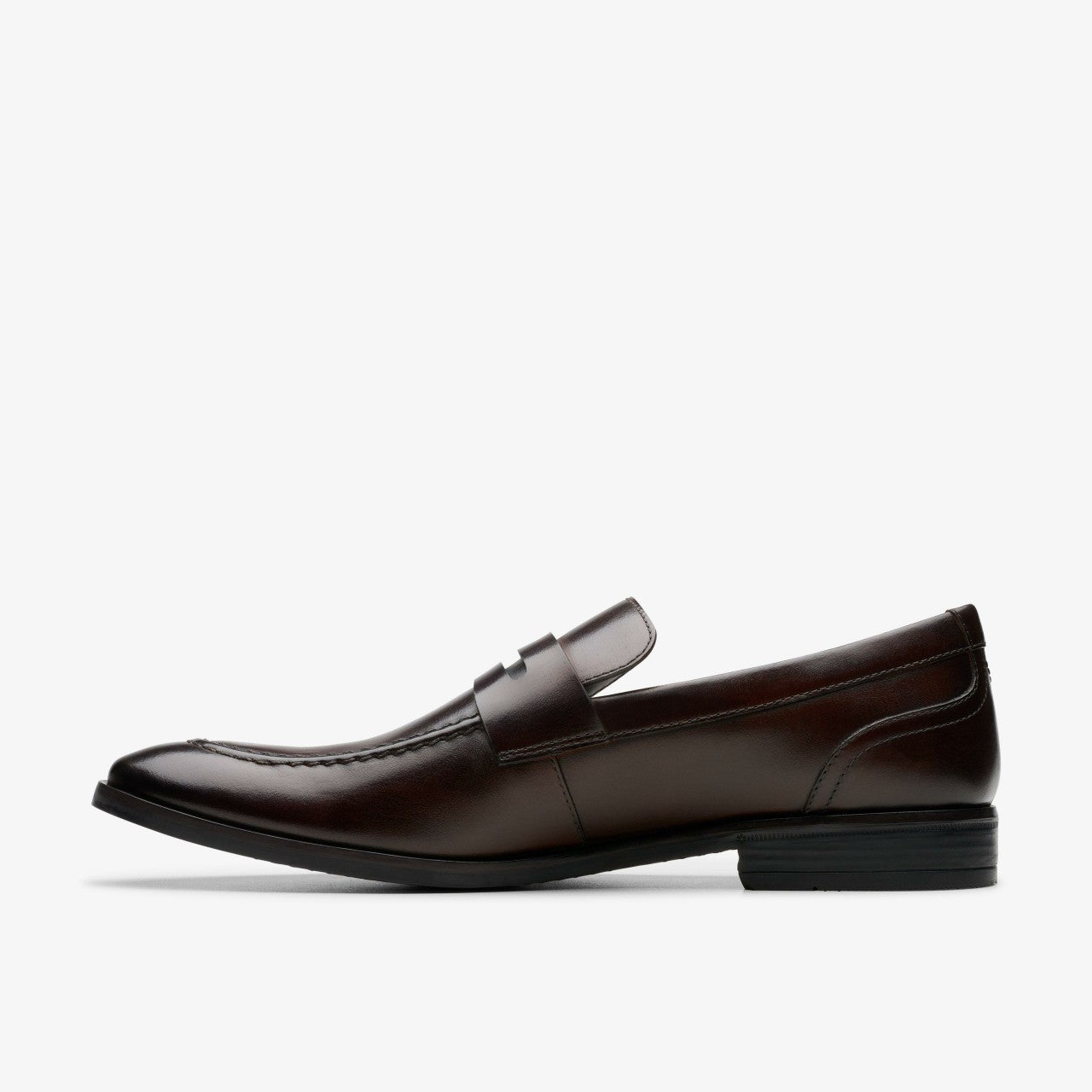 Brandon Step Loafer Dark Brown Leather | Clarks discount