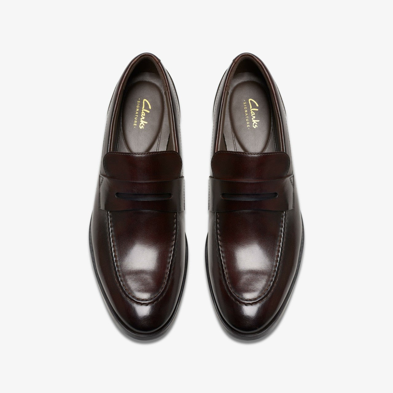 Brandon Step Loafer Dark Brown Leather | Clarks discount