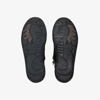 Relda Glow Kid Black | Clarks discount