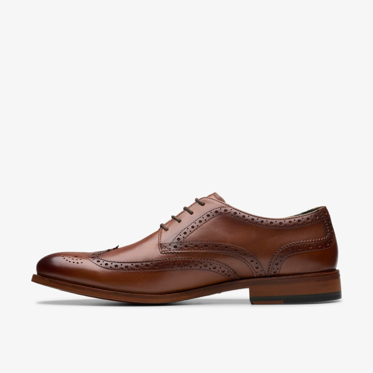 Craft James Tip Brogue Mid Tan Leather | Clarks online