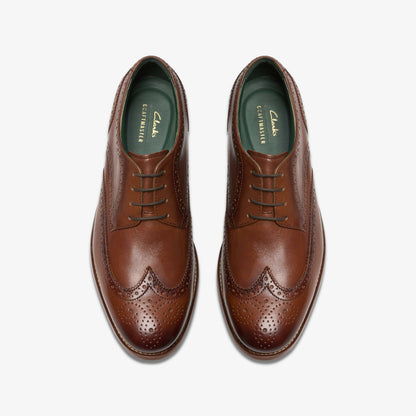 Craft James Tip Brogue Mid Tan Leather | Clarks online