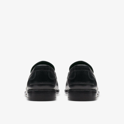 Craft James Lo Loafer Black Leather | Clarks for sale