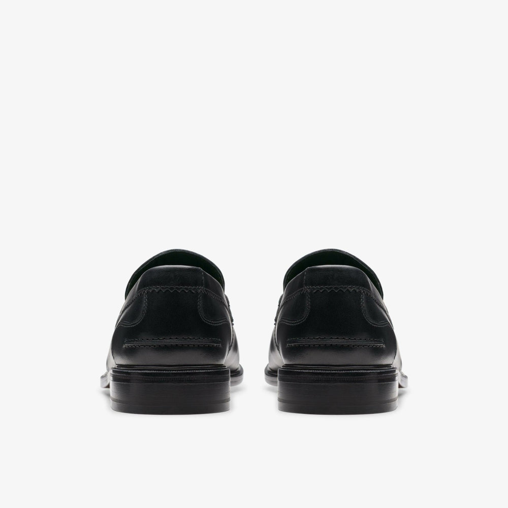 Craft James Lo Loafer Black Leather | Clarks for sale