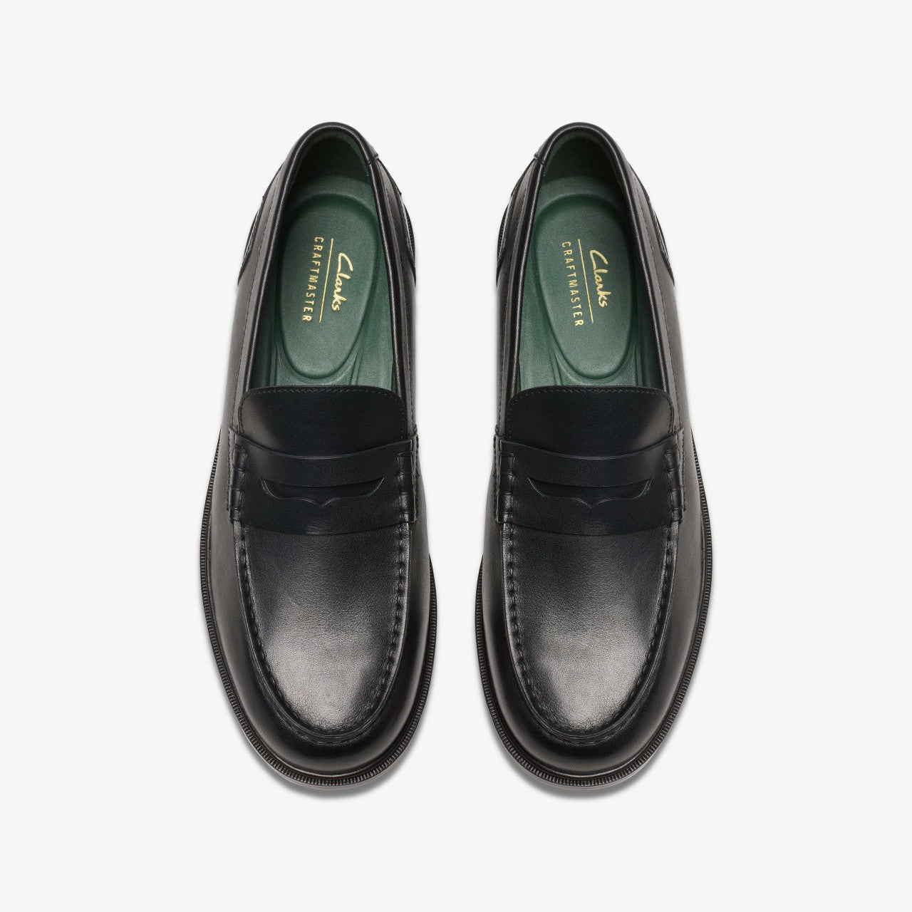Craft James Lo Loafer Black Leather | Clarks for sale