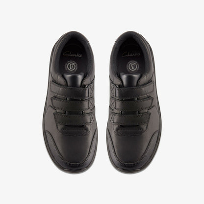 Daze Step 2 Youth Black Leather | Clarks discount