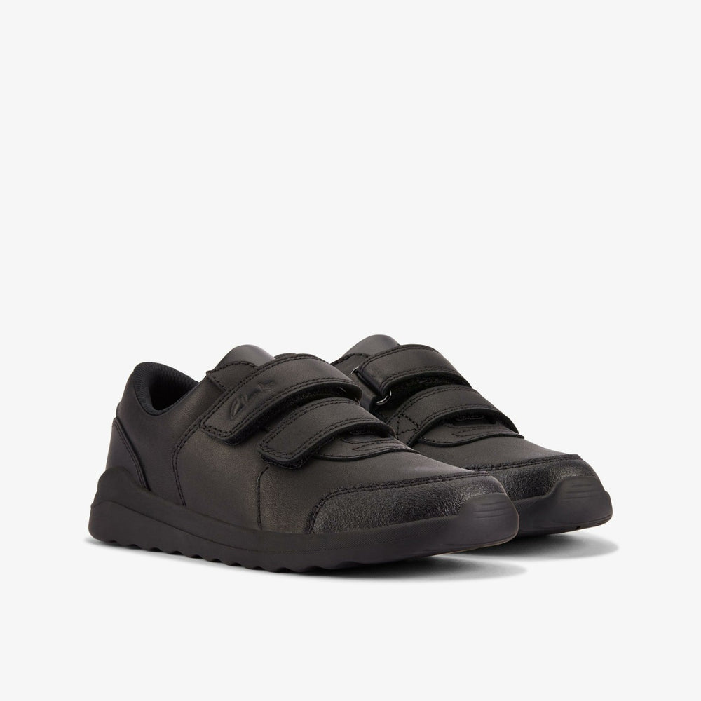 Daze Step 2 Kid Black Leather | Clarks outlet