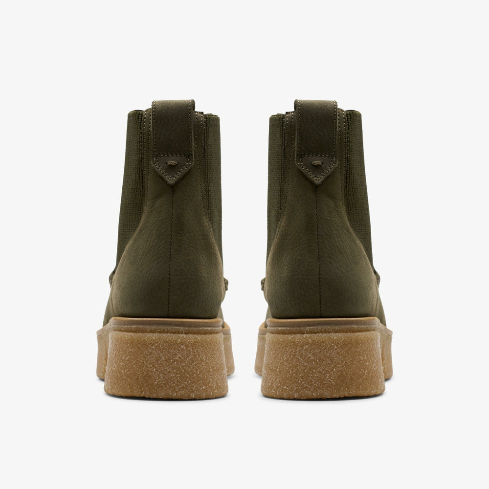 Linoso Top Ankle Boot Dark Green Nubuck | Clarks discount