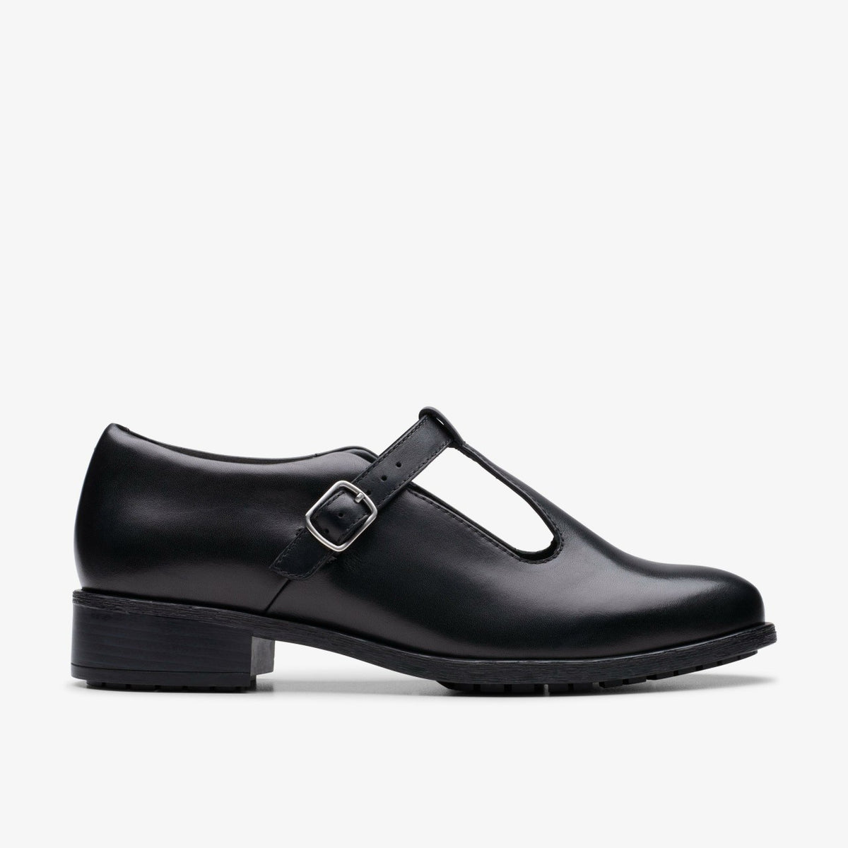 Havisham Bar Black Leather | Clarks outlet