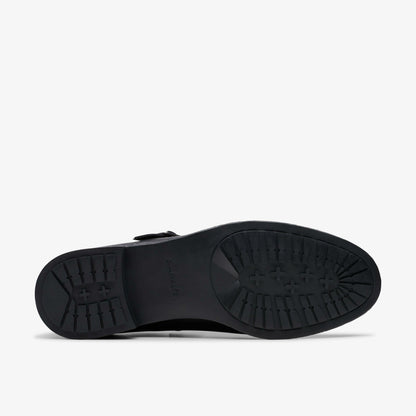 Havisham Bar Black Leather | Clarks outlet