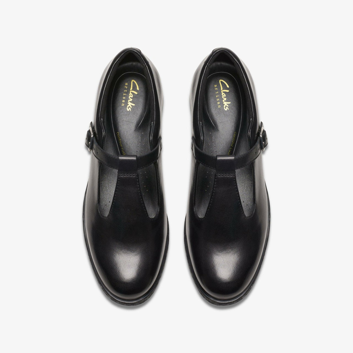 Havisham Bar Black Leather | Clarks outlet