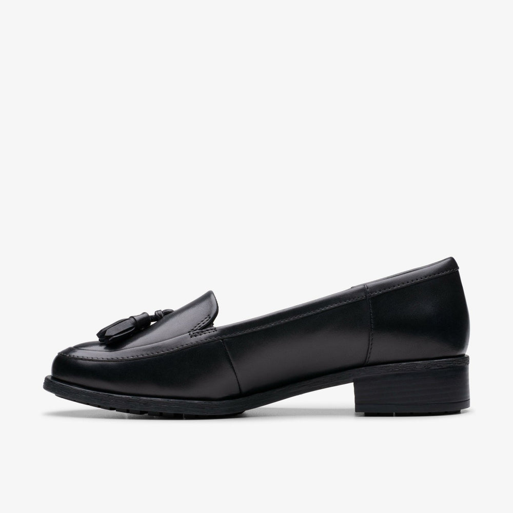 Havisham Edge Loafer Black Leather | Clarks on Sale