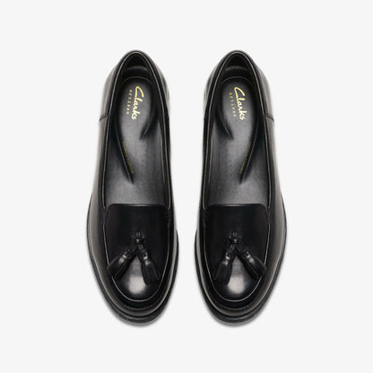 Havisham Edge Loafer Black Leather | Clarks on Sale