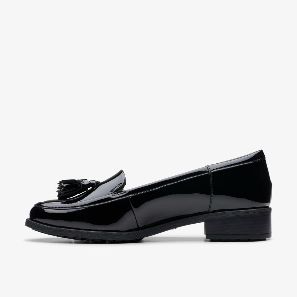 Havisham Edge Loafer Black Patent | Clarks for sale