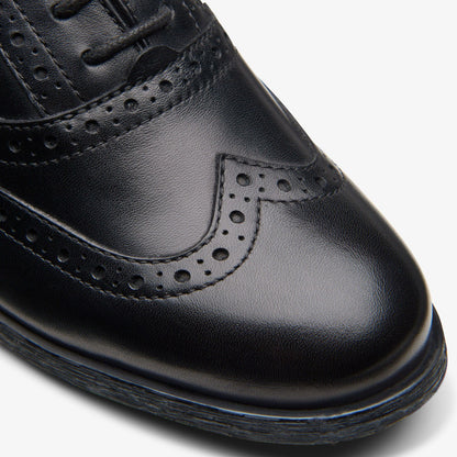 Havisham Oak Black Leather | Clarks on Sale
