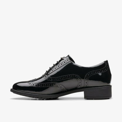 Havisham Oak Black Patent | Clarks discount
