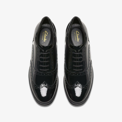 Havisham Oak Black Patent | Clarks discount