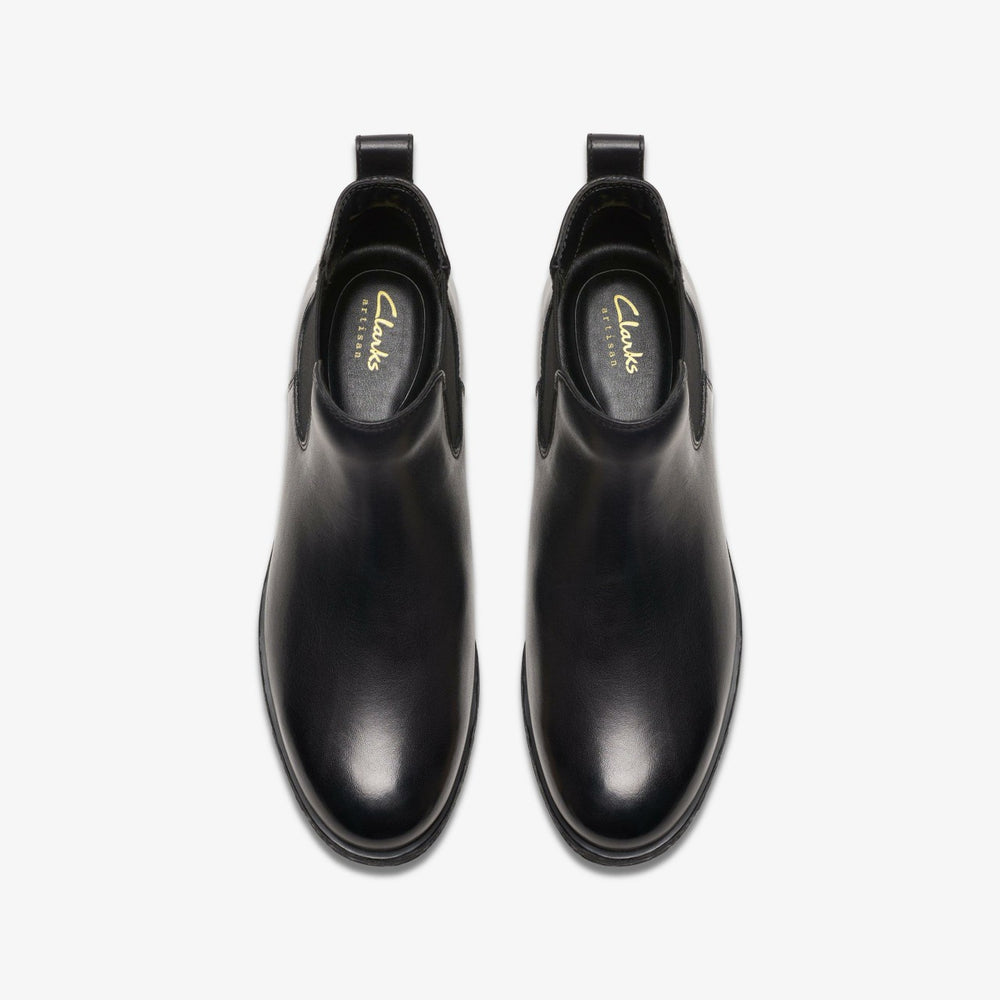 Havisham Top Ankle Boot Black Leather | Clarks discount
