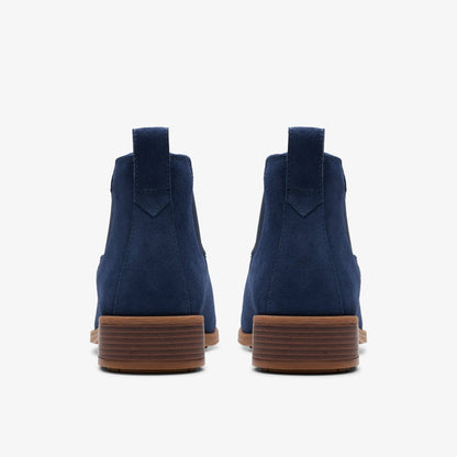 Havisham Top Ankle Boot Navy Suede | Clarks Sale