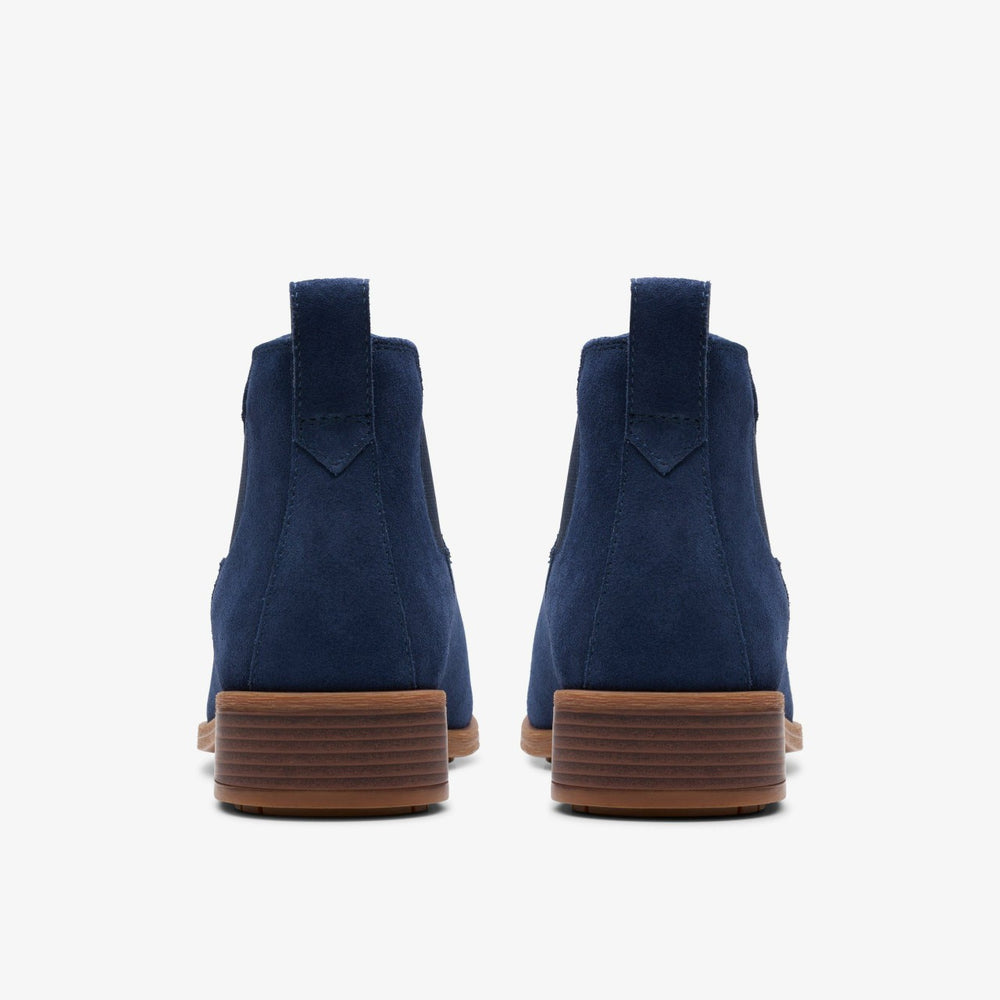 Havisham Top Ankle Boot Navy Suede | Clarks Sale