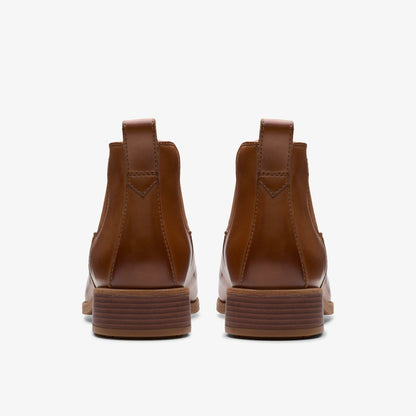 Havisham Top Ankle Boot Tan Leather | Clarks outlet