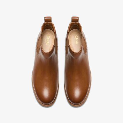Havisham Top Ankle Boot Tan Leather | Clarks outlet