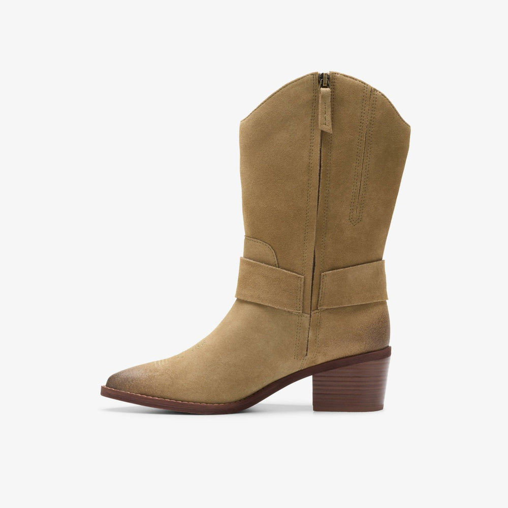 Morzine Rise Dark Sand Suede | Clarks Sale