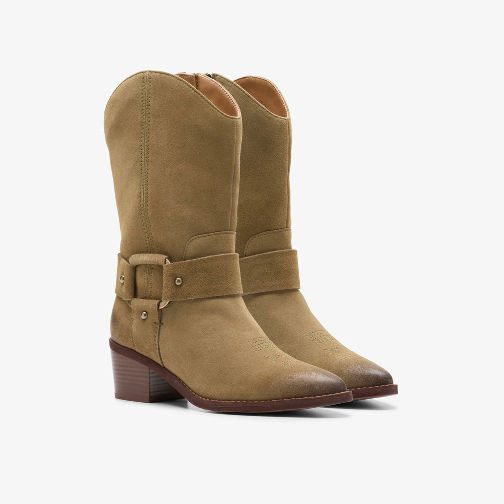 Morzine Rise Dark Sand Suede | Clarks Sale