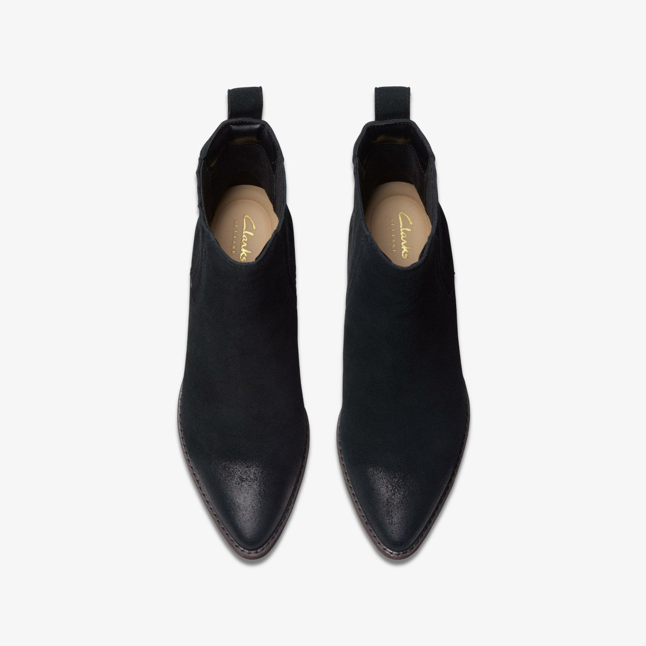 Morzine Top Ankle Boot Black Suede | Clarks discount