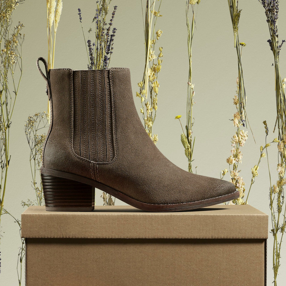 Morzine Top Ankle Boot Mole Grey Suede | Clarks for sale
