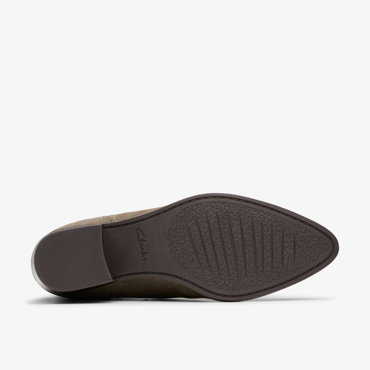 Morzine Top Ankle Boot Mole Grey Suede | Clarks for sale