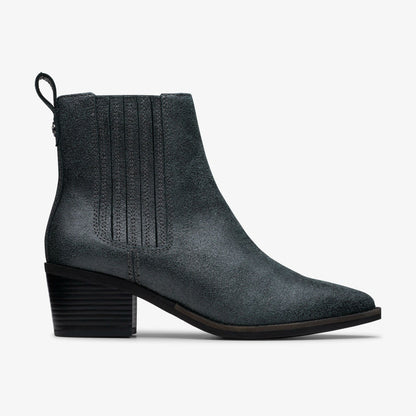 Morzine Top Ankle Boot Pewter Metallic | Clarks online