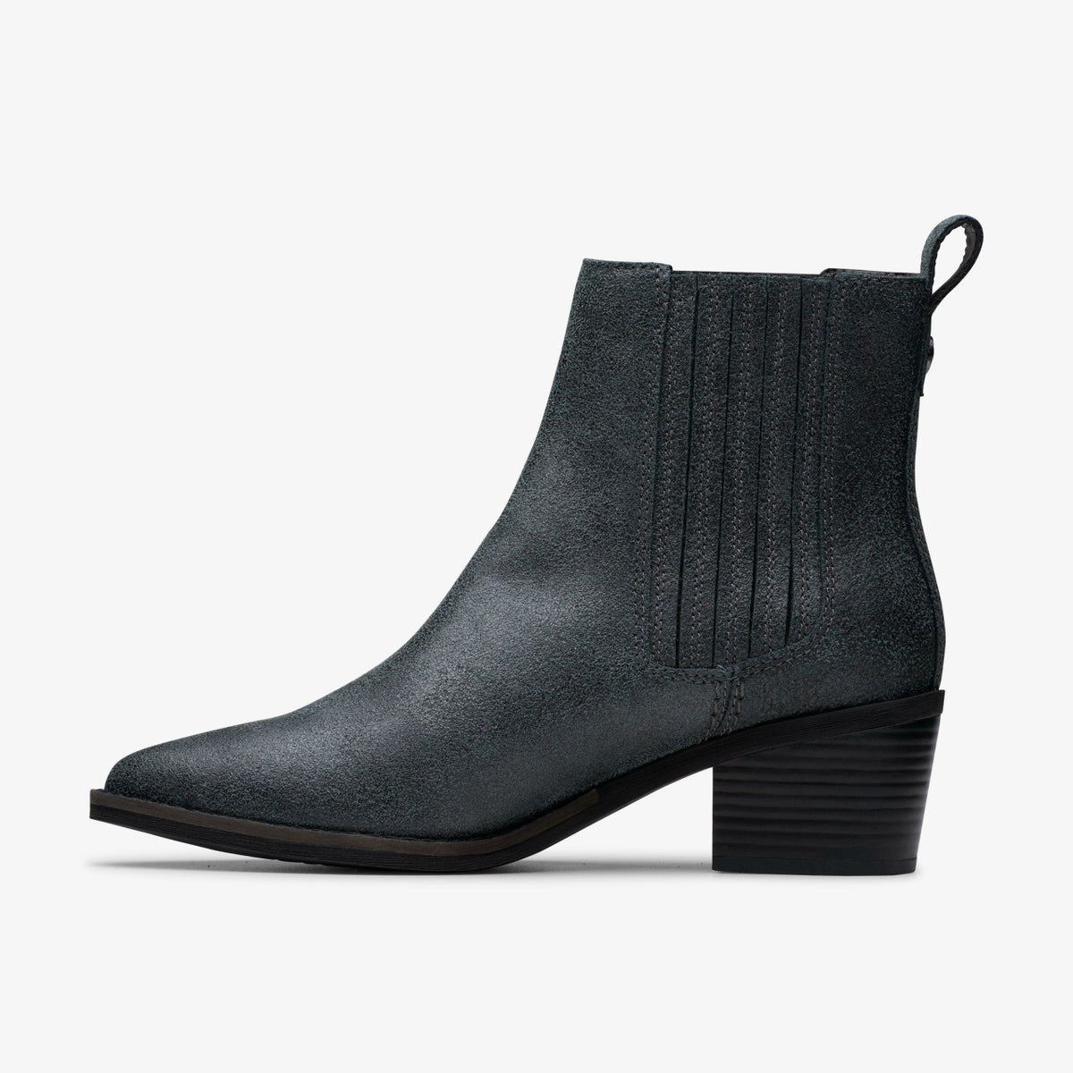 Morzine Top Ankle Boot Pewter Metallic | Clarks online